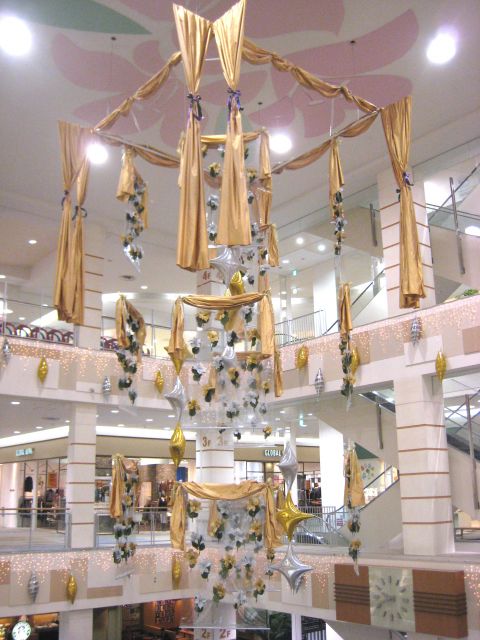 クリスマス天吊り(八千代緑ヶ丘)